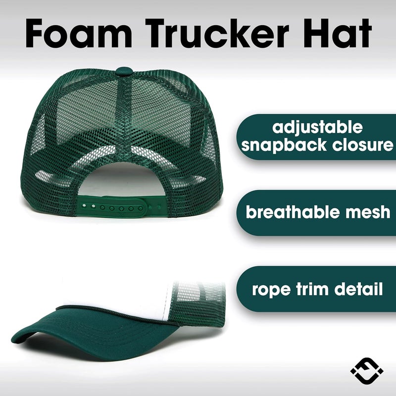 Funky Junque Premium Mesh Snapback Trucker Hat - Stylish Comfort for All - Patriotic, Humor & More - Image 3